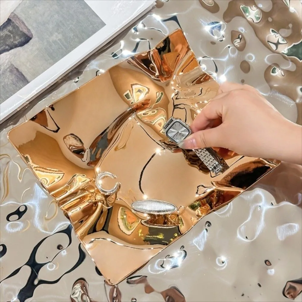 

Nordic Irregular Jewelry Storage Tray Ornaments High-end ABS Fruit Plate Creative Design Space Saving Necklaces Display Props