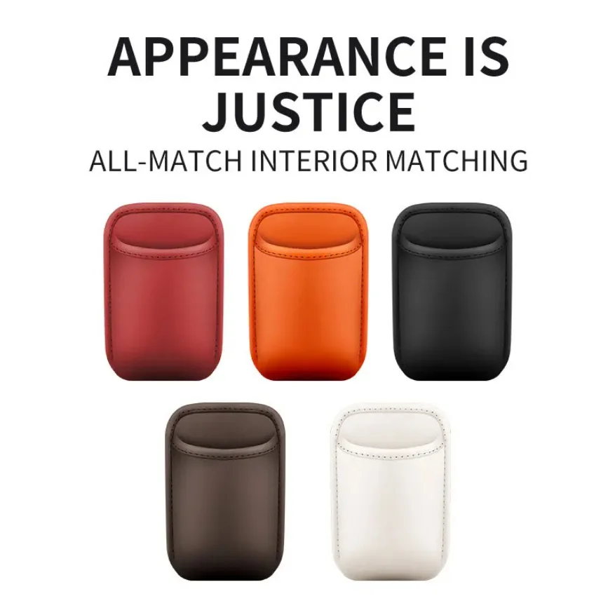 العالمي باب السيارة الجانب التخزين المنظم حالة المقعد الخلفي زجاجة ماء حامل الجلود شرب حقيبة التخزين مزبلة دلو سلة المهملات