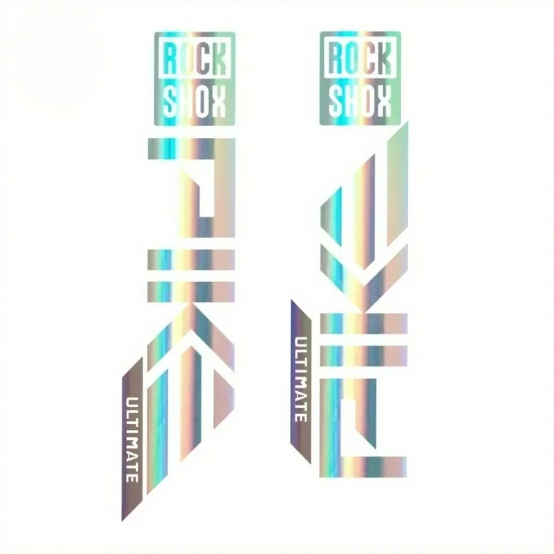

Наклейки на велосипедную вилку Rockshox. Высококачественные декоративные наклейки для горных велосипедов.