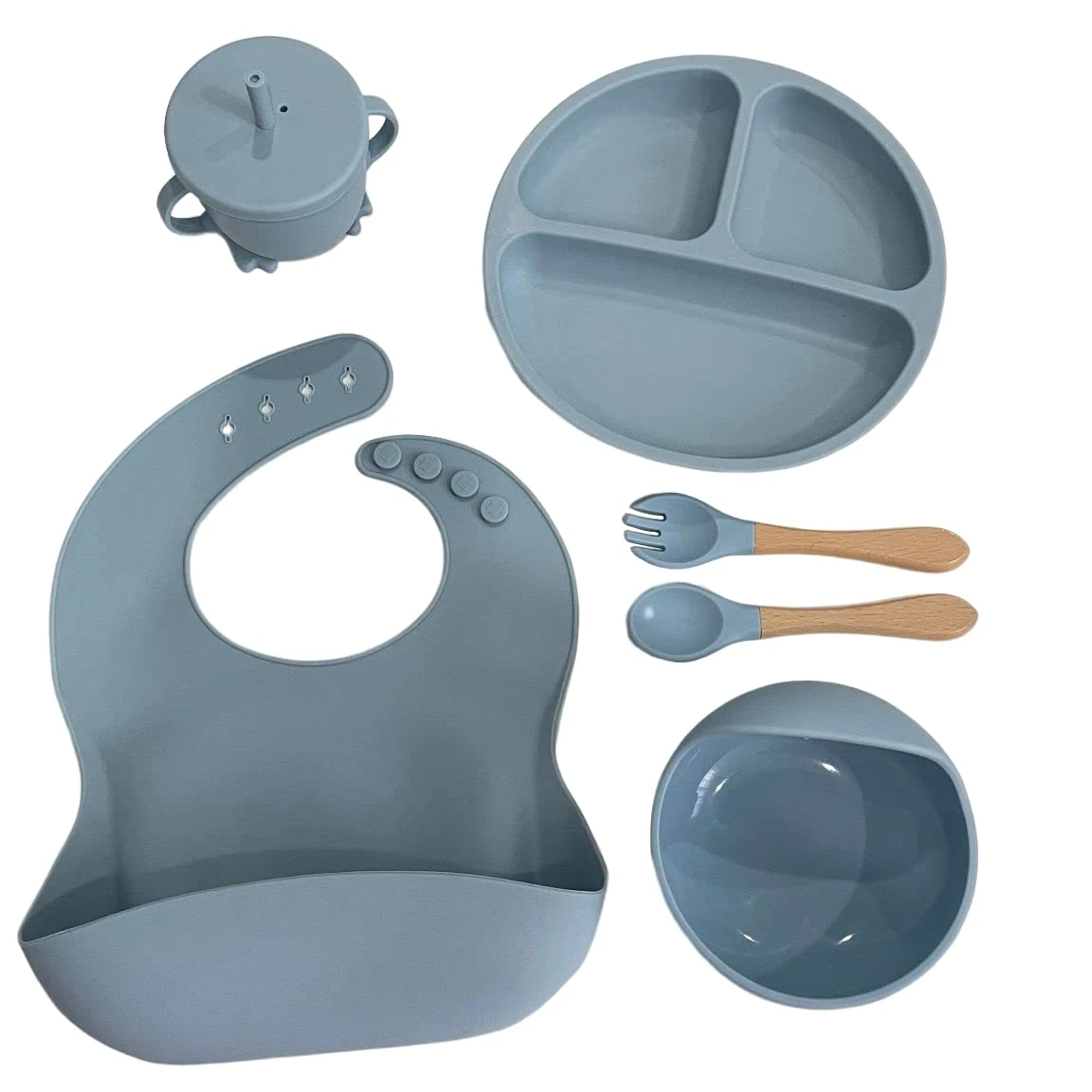 

Silicone Baby Bowl with Lids Silicone Plates for Toddlers Infant Divided Suction Cup Bowls Microwave and Dishwasher