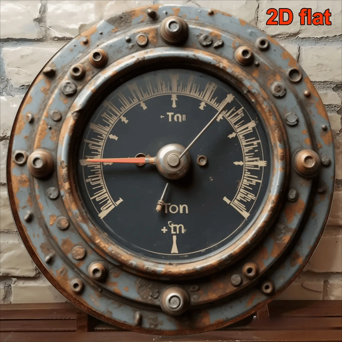 2D Flat Retro Tachometer Gauge Aluminum Sign-Vintage Dashboard Wall Decor for Home Office Bar Man Cave Car Lover Father Day Gift