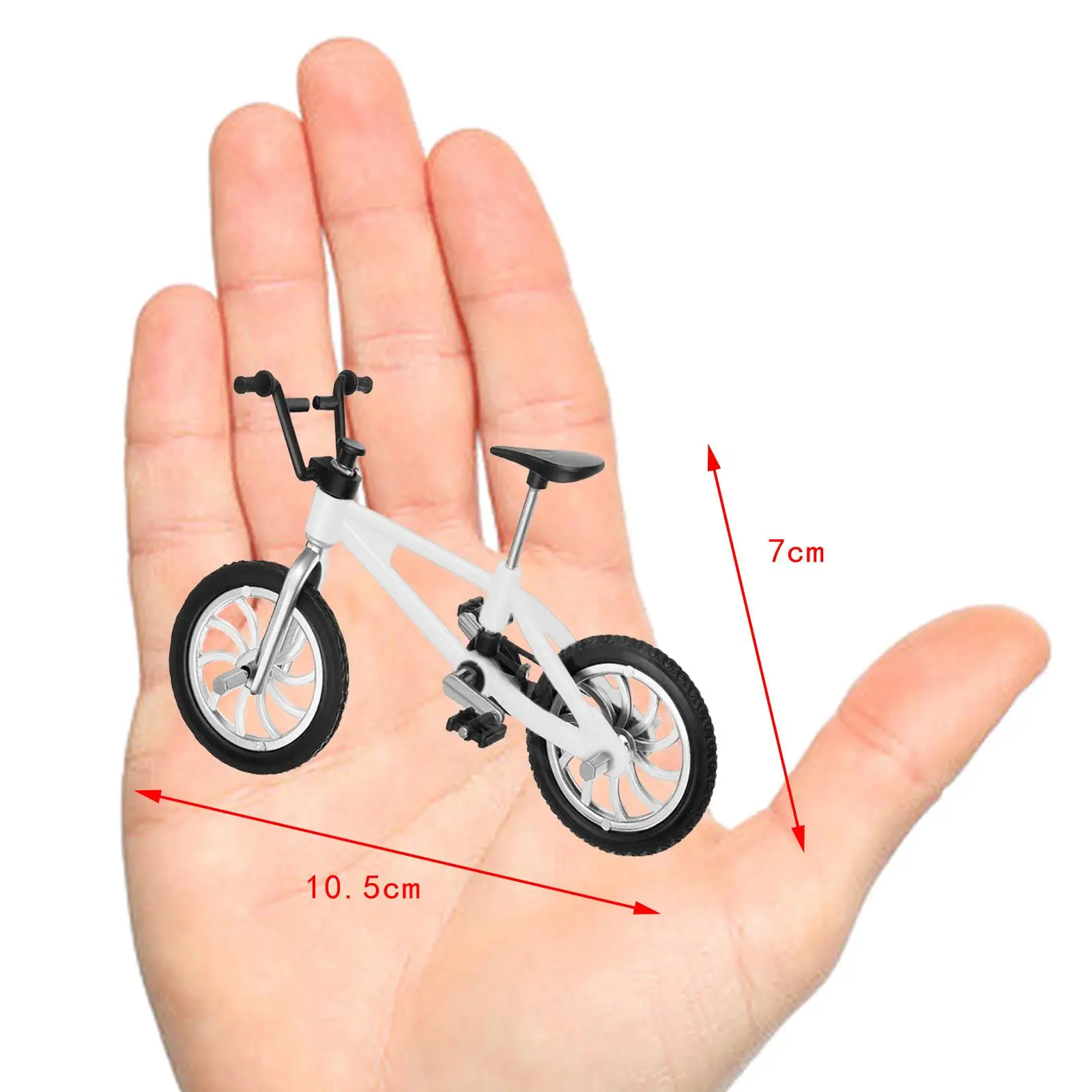 フィンガーバイククラフト合金レーシング自転車フィンガースポーツゲーム、パーティーの記念品、ケーキトッパー用