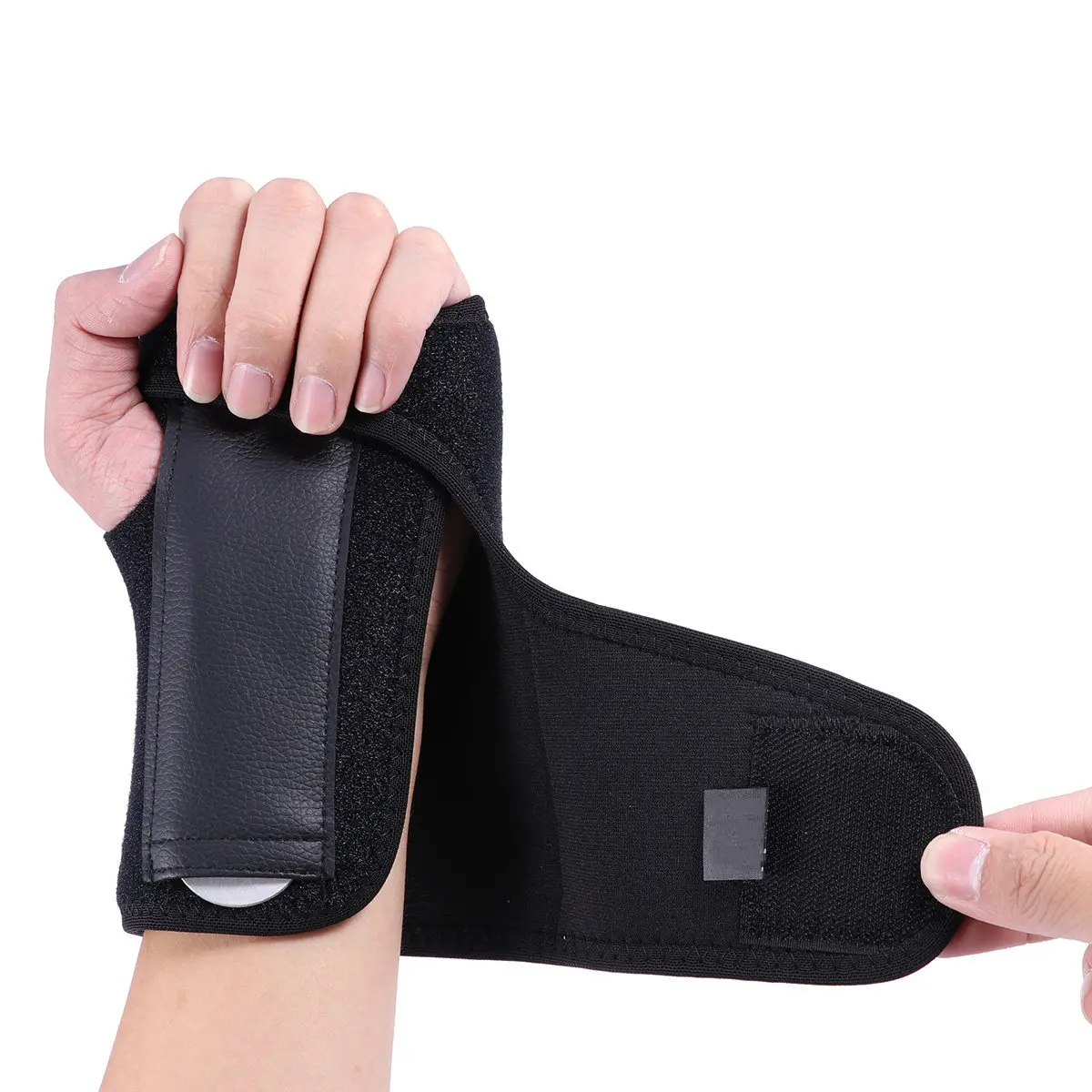 

Sports Wrist Support Brace Protective Steel Board Left Hand Carpal Tunnel Tendonitis Pain Sprain Relief Wrist Guard