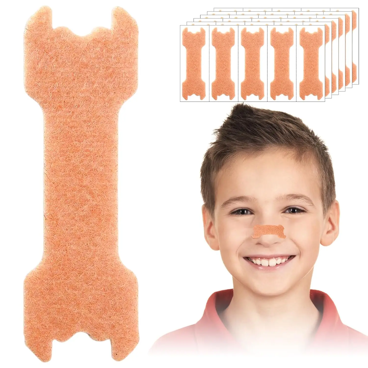 30Pcs Small Kids Nose Strips, Extra Strength Anti Snoring Nasal Strips for Children Girls, Better Sleep Breathing Tape