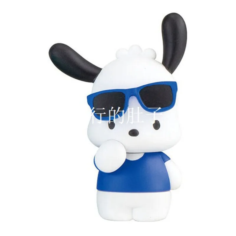 Bandai Gashapon Anime Pochacco TUXEDOSAM BADBADTZ-MARU Action Figure Sunglasses Model Ornament Kids Toy Collect Gifts