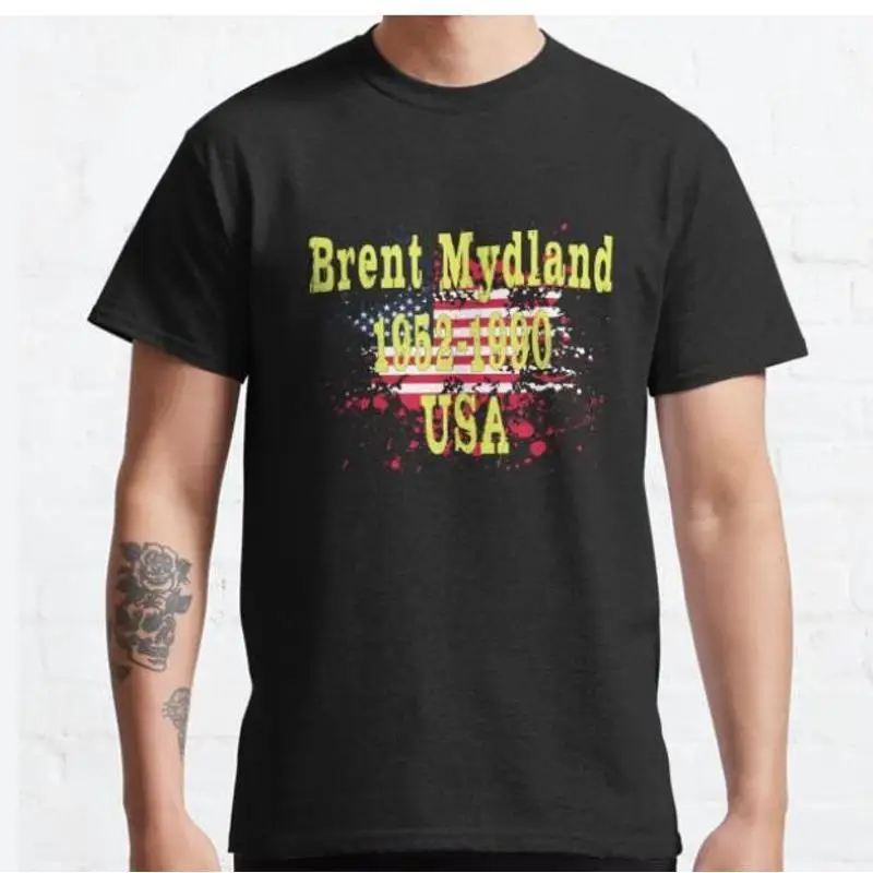 تي شيرت كلاسيكي 1990 Brent Mydland هدية للأب Ew 4th Hot #1