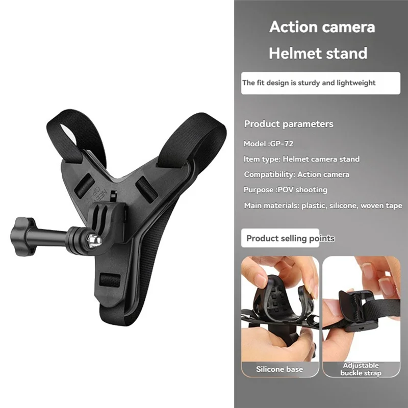 SR-حامل حامل للدراجات النارية خوذات الكاميرا الرياضية ل Gopro ل DJI Action 4/5/3 عمل كاميرا الذقن قوس