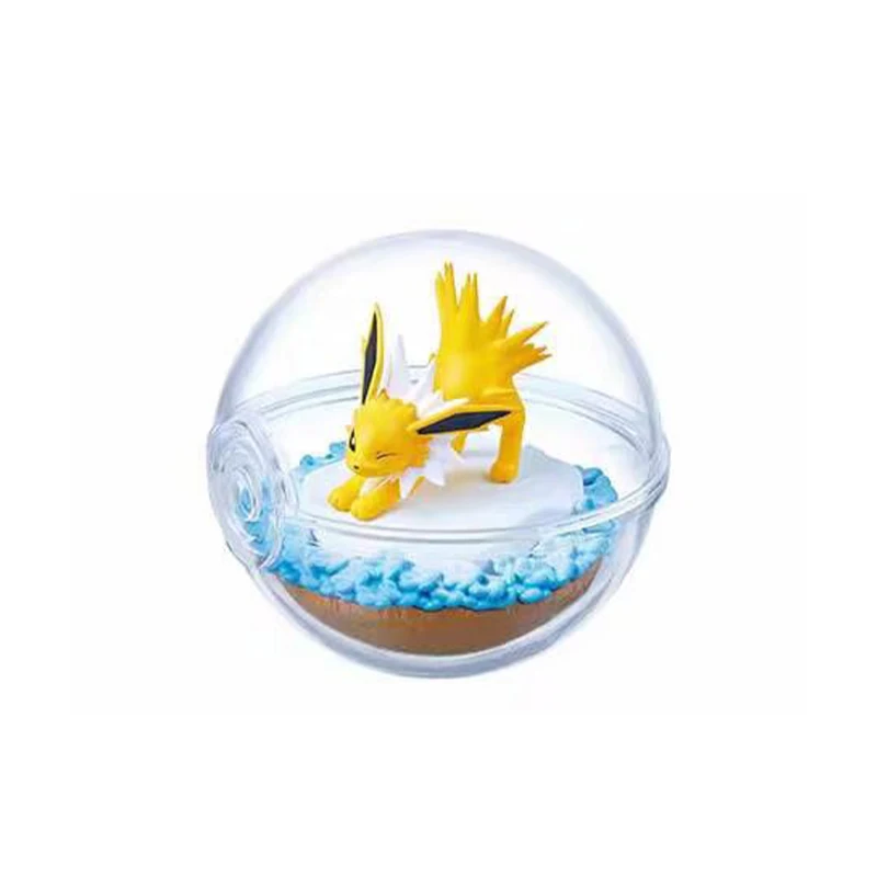 Takara tomy pokemon pikachu feliz todos os dias pokeball cena em miniatura modelo ornamentos brinquedos infantis periféricos de animação