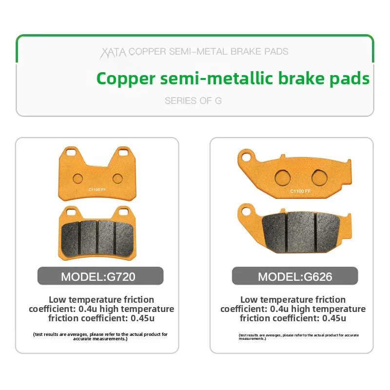 Semi-Metallic Brake Pads FOR Motorcycle 450NK 450CLC CF400710 Disc Brake Pad Accessories