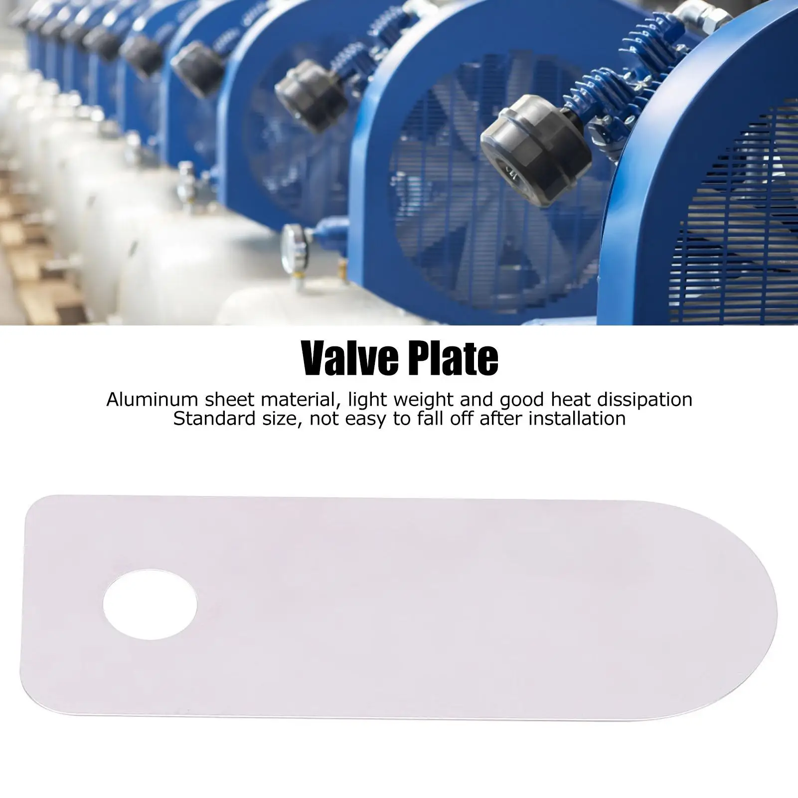 

10 шт. клапанная пластина воздушного компрессора, бесшумная безмасляная машина, алюминиевые аксессуары, замена (короткая клапанная пластина 13x33 мм)