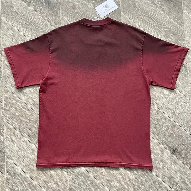 2026 SAINT VANITY Printed washed pure cotton short sleeved T-shirt TX1665