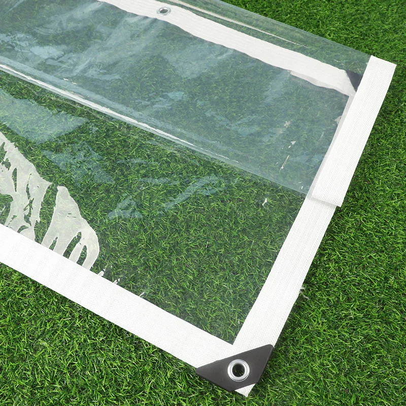 Anpassbare transparente PEVA-Plane für den Außenbereich, wasserdichter Zaun, Gewächshausfolie, regendichtes Tuch, Haustiere, Haus, Regenschutz, Pflanzenplane – Detail 12