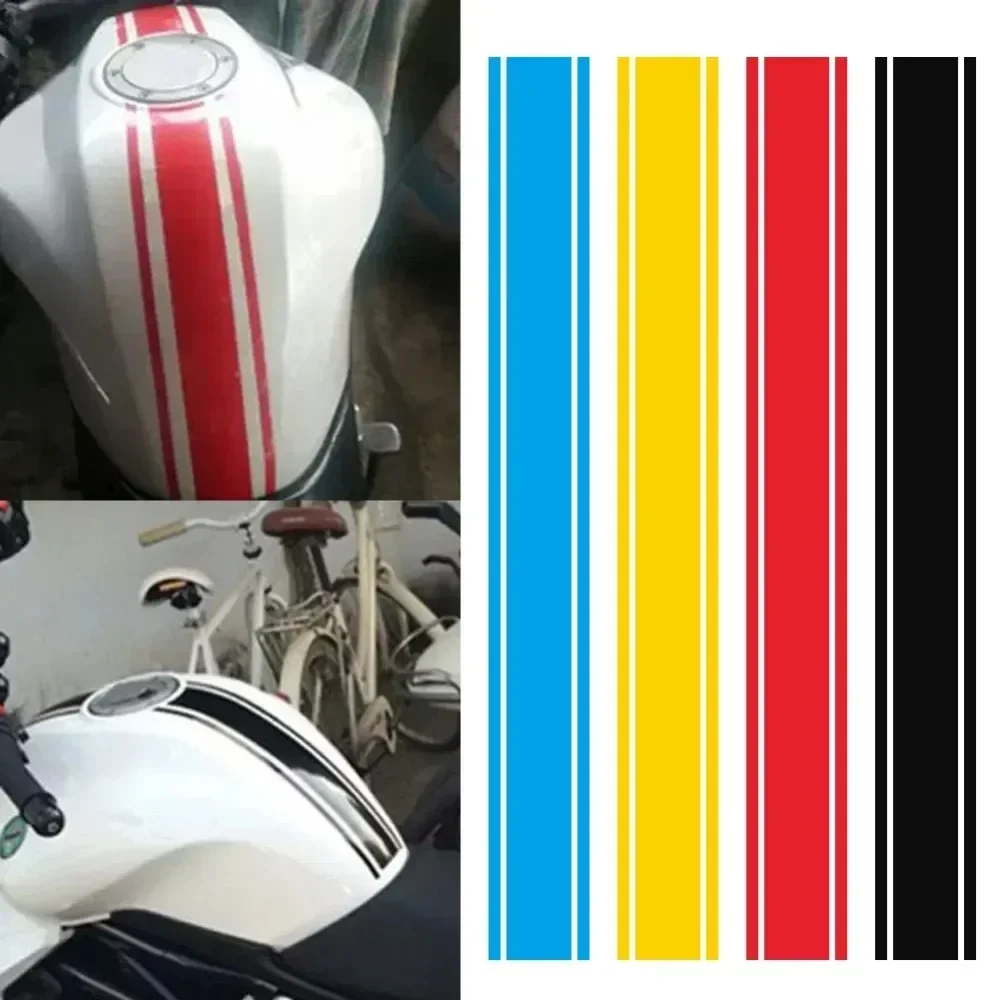 50CM DIY Motorcycle Stickers for Fuel Tank Fairing Cowl Stripes Pinstripe Racing Helmet Motorbike Fender Waterproof Vinyl Decals