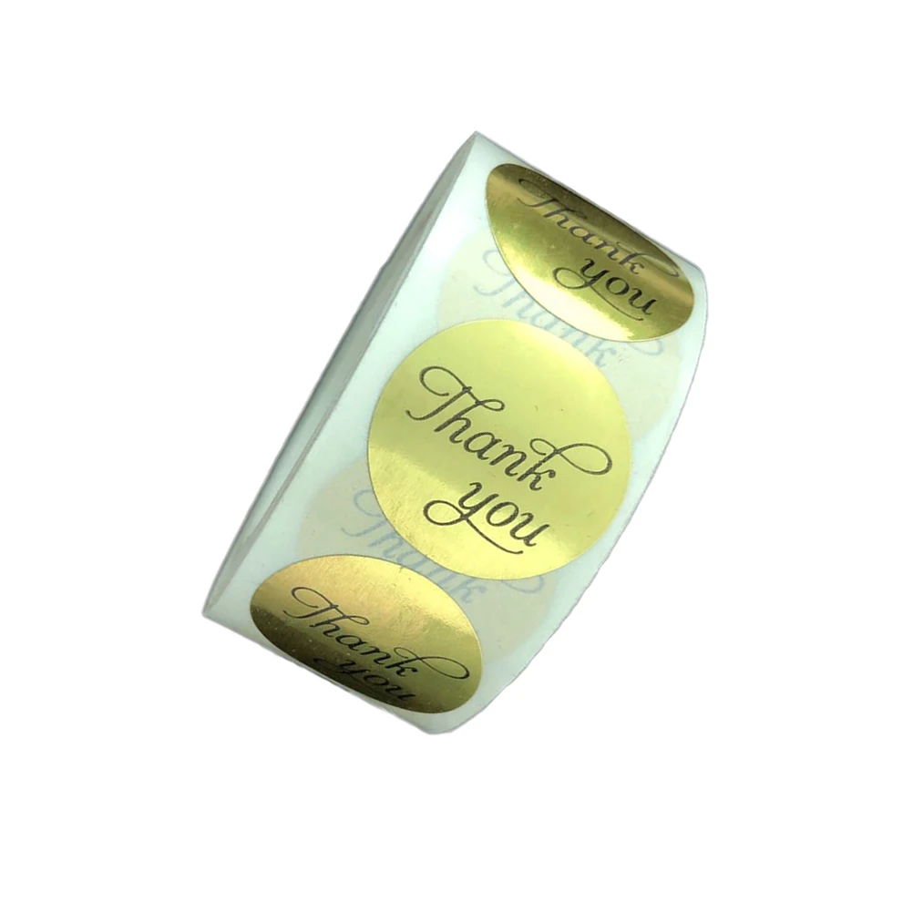 

2 Rolls Kraft Stickers Premium Adhesive Eco Friendly Handmade Cookies Candy Bags Bakery Small Gifts Toys