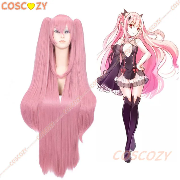 Anime Seraph of The Ennd Krul Tepes Cosplay Costume Wig Vampire Black Red Lolita Dress Adult Woman Sexy Halloween Carnival Suit view 6