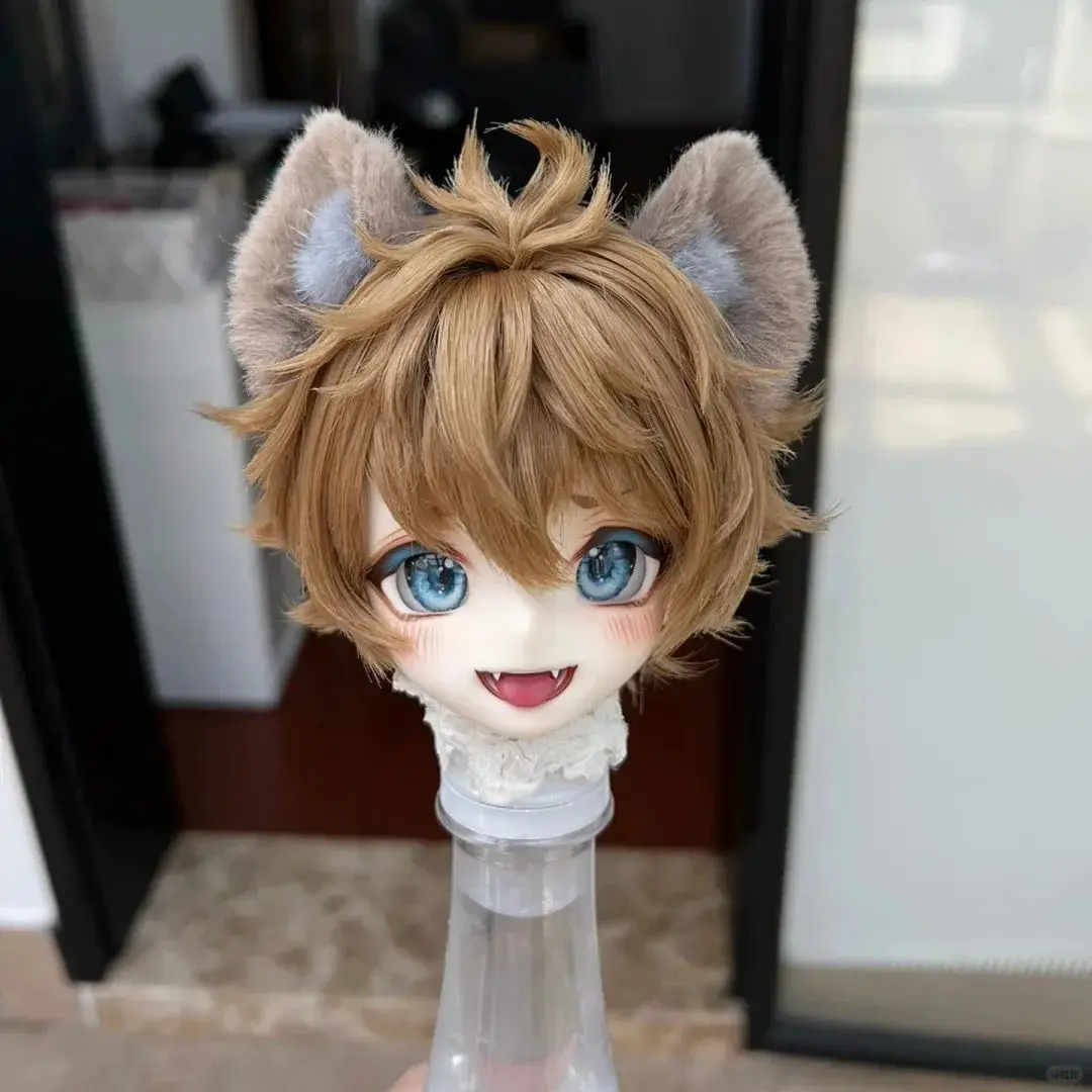 

1/4 Scale BJD Doll Makeup Head, Cat Coco Tongue, Boy, Resin Toy, High Quality, Baby Angel Doll Gift, Single Head, Collectible