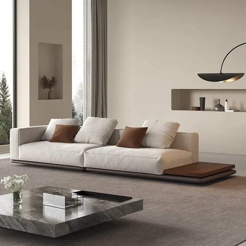 Living Room Sofas Elegant Wood Modular Salon Recliner Designer Schlafsofa Trendy Furniture