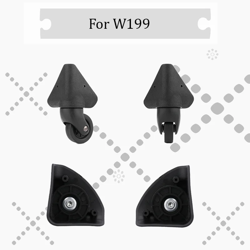 

For W199 Heavy Duty Luggage Wheel Replacement - Silent Swivel Casters Suitable For Luggage Wheel Repair Parts