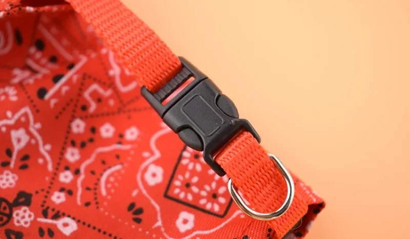 Bedrucktes Haustier-Dreiecksbandana, Verstellbarer Riemen, Hunde- und Katzen-Sabberlätzchen, Halstuch für Kätzchen und Welpen, Tägliche Bekleidung, Haustierzubehör – Detail 7