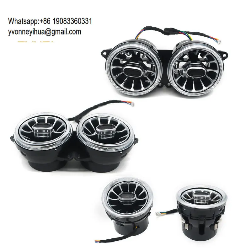 

Для Mercedes-Benz S-Class/W222 2025 года: высококачественная 64-цветная подсветка салона (передние и задние воздуховоды), новое состояние