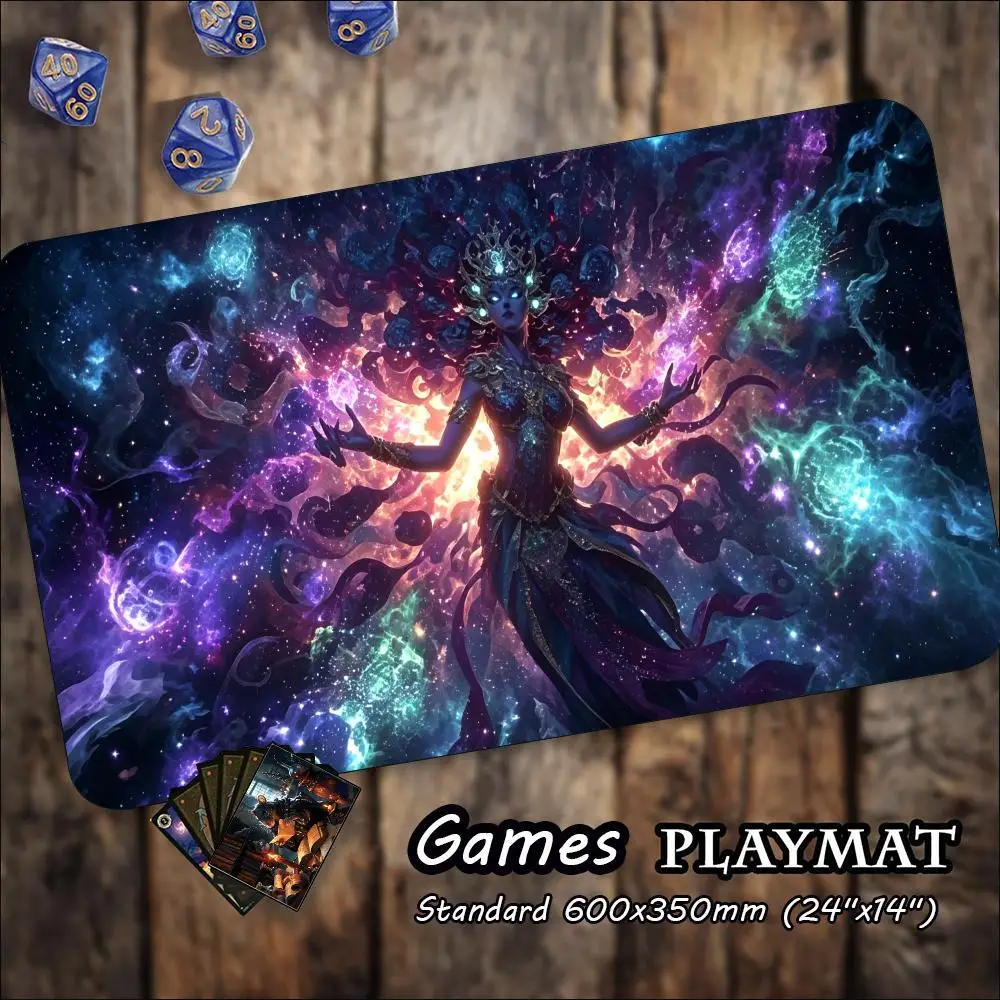 Giant Playmat XXL Mouse Pad Cosmic Black Hole Artwork Stitched Non-Slip Rubber Base for the FPS Gamer Office Brilliant Pick