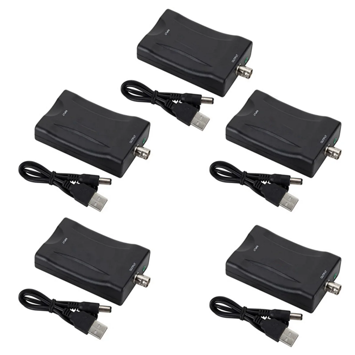 

5X HDMI to BNC Video Audio Converter Adapter Compatible PAL/NTSC with USB Power Cord