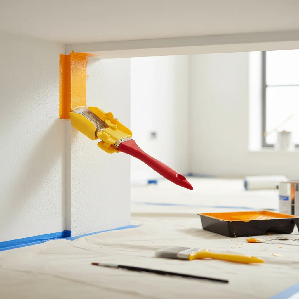 

Профессиональный набор кистей для рисования углов, 2 шт., ручной инструмент для обрезки стен и потолков, чистая резка для латексной краски