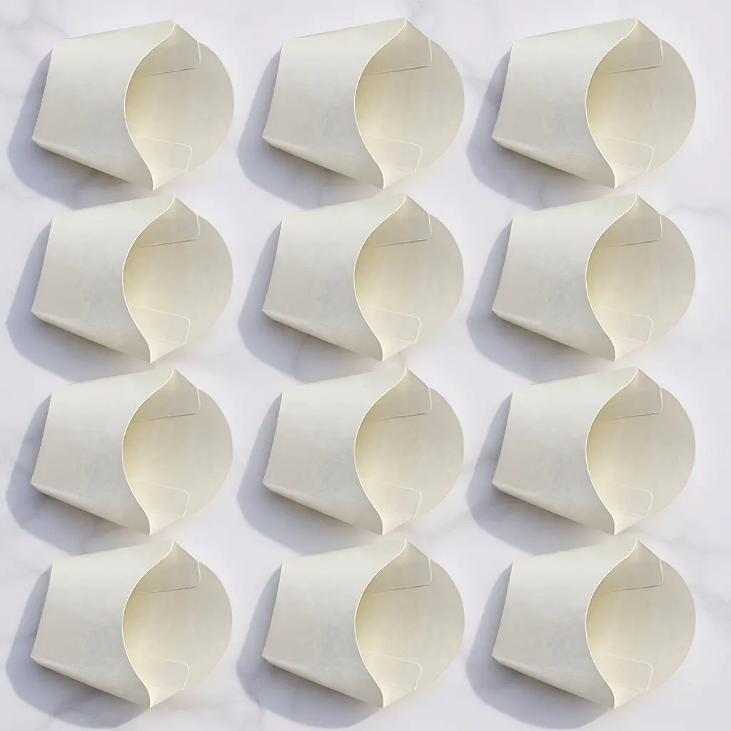 50Pcs Oil Resistant Paper French Fries Boxes Creative Disposable Snack Holders Birthday Wedding Party Snack Containers