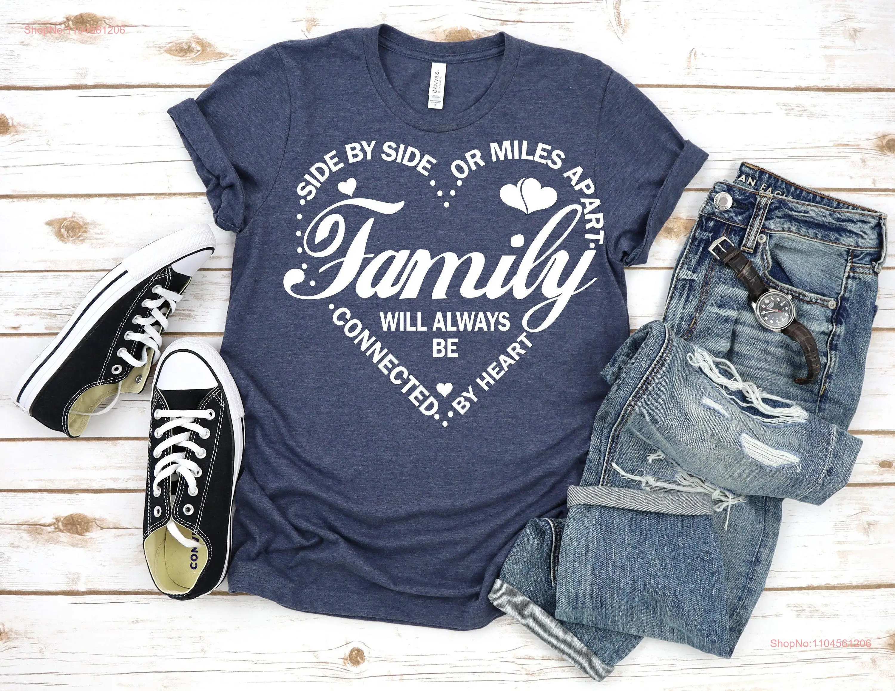 

Футболка Side By Or Miles AparT Family Matching Siblings Reunion с длинными или короткими рукавами