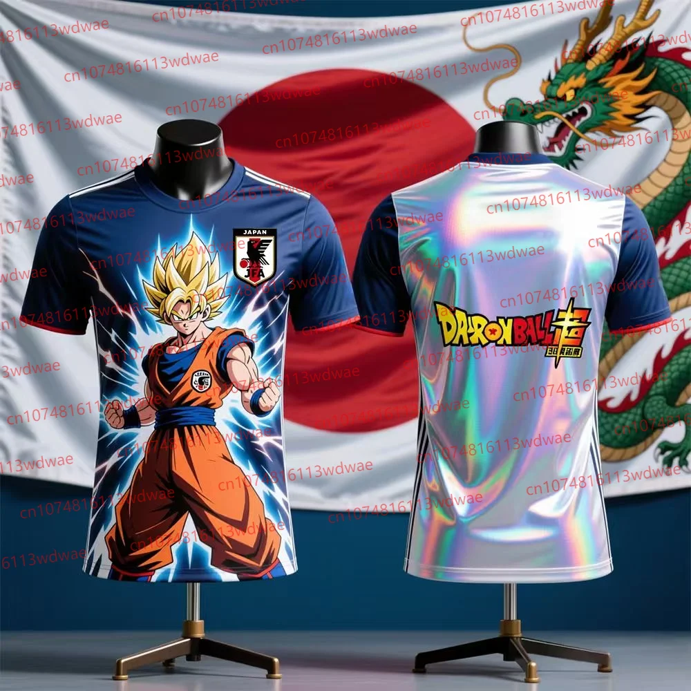 

Dragon Ball Anime Football Jersey 2026 New Japan Football Shirt Goku Jersey Special Edition Jersey Kid Quick Drying T-shirt