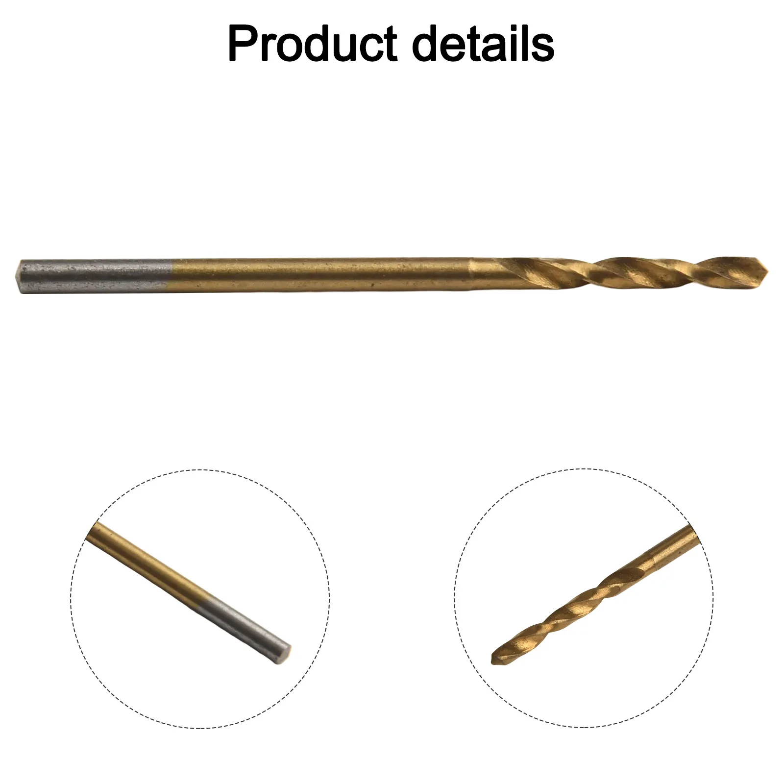JHD-Micro-Twist Drill Bit Set - 10Pcs 0.6Mm-2.2Mm Tiny Drill Bit 2.35 Shank HSS Mini Engraving Drill Bits Hole Drilling Tool