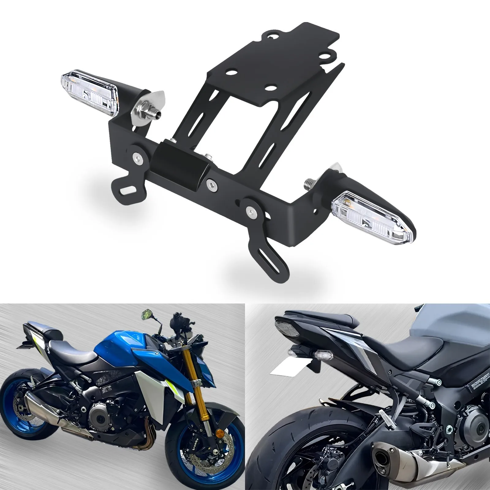 

Держатель номерного знака, фиксатор крыла, аккуратный светодиодный указатель поворота для SUZUKI GSX-S 750 2017-2020 GSXS 1000/F/Z 2015-2025