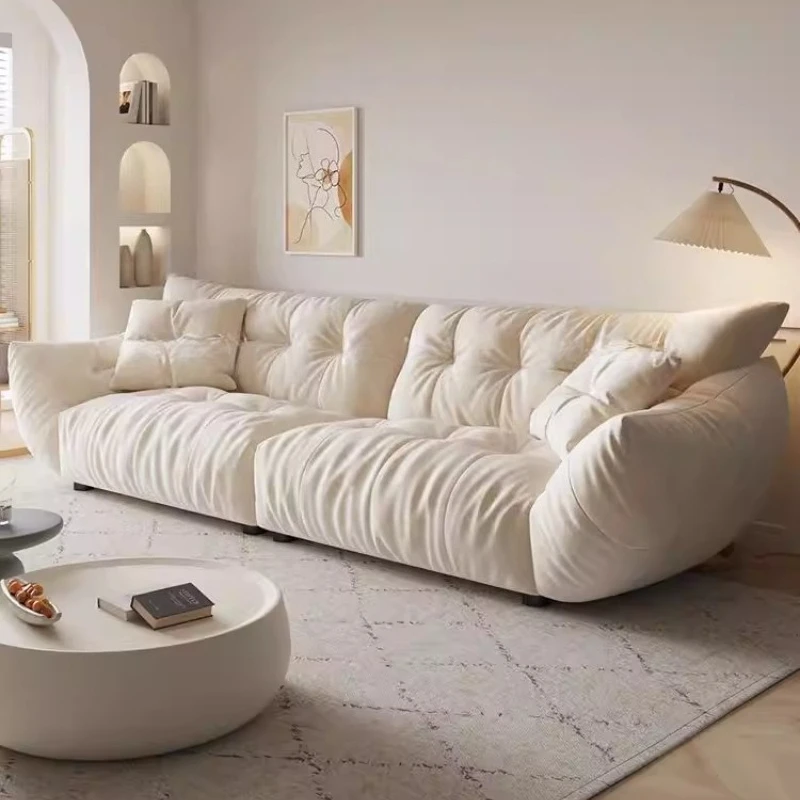 

Beige Aesthetic Living Room Sofas 4 Seater Luxury Loveseat Lounge Living Room Sofas Floor Modern Schlafsofa Bett Furniture Home