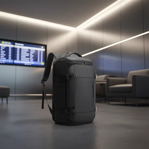 BANGE Carry On Backpack Cabin Bag Travel Backpack for Men Shoes Handle Luggage Leisure Laptop Backpack mochila para viaje cabina