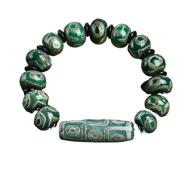 

Natural Dzi Bead Bracelet, New Ethnic Style Nao Bracelet.