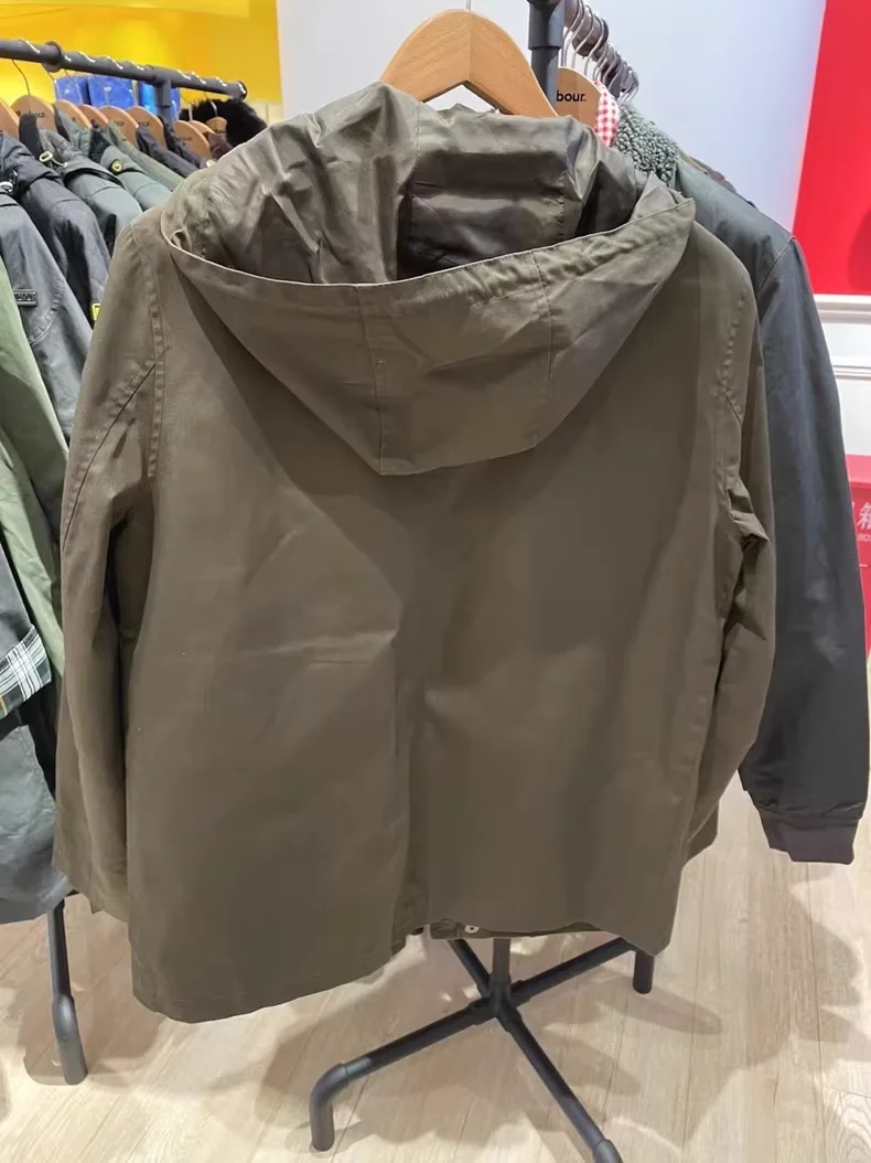 Giacca singola con cappuccio primaverile e autunnale B@r