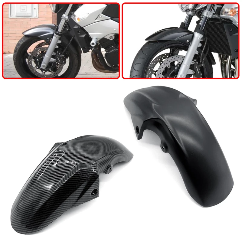 GSR600 GSR400 Motorcycle Front Fender Mudguard Wheel Splash Guard Fairing Carbon Fiber Fit For Suzuki GSR-600 BK600 BK400 Parts