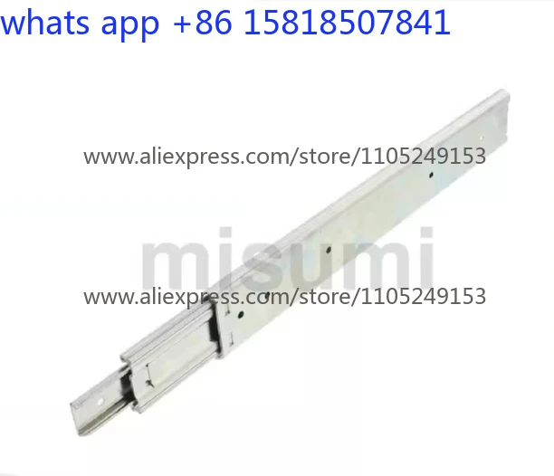 Linear slide, three-stage pull-out type, heavy-duty steel type 51mm wide