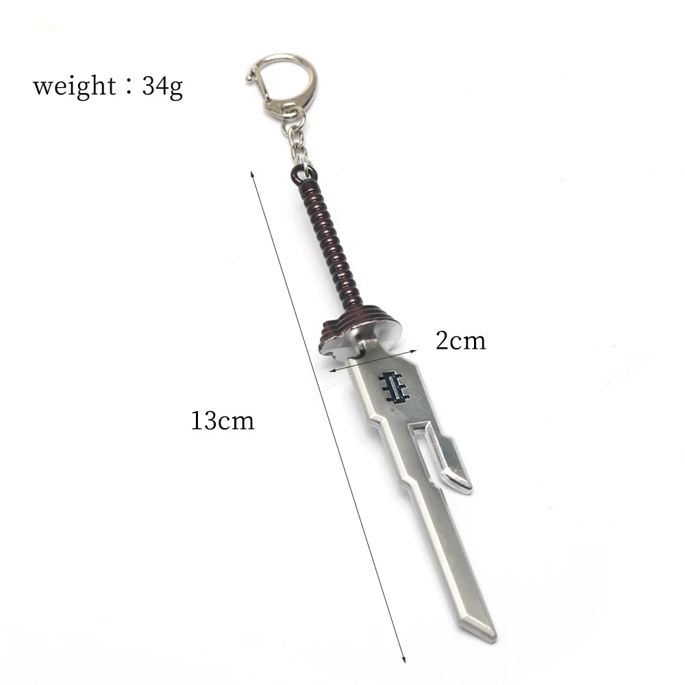 أنيمي Jujutsu Kaisen المفاتيح نانامي كينتو Fushiguro Toji سلاح نموذج قلادة كيرينغ للرجال مجوهرات