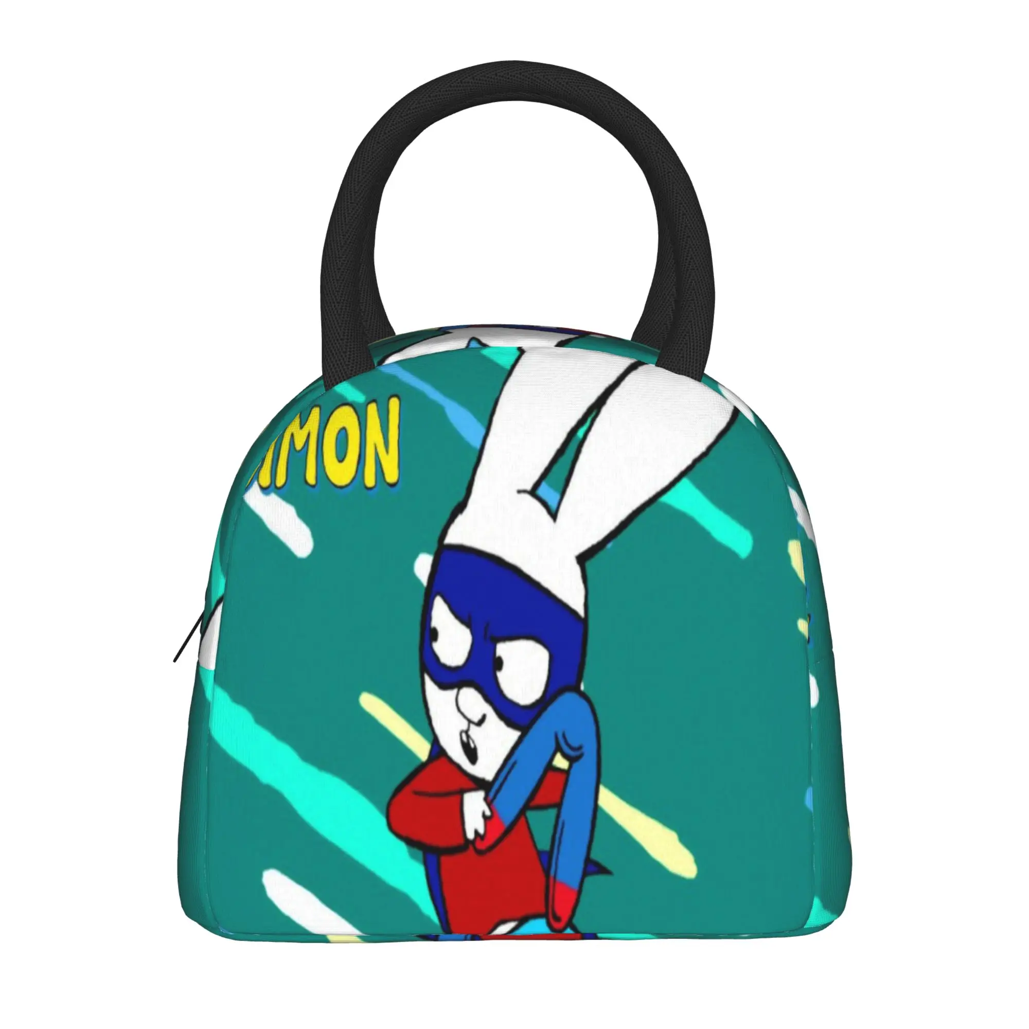 Insulated Lunch Bag Simon Super Rabbit Merch  Storage Food Box Y2K Cooler Thermal Lunch Box For Office