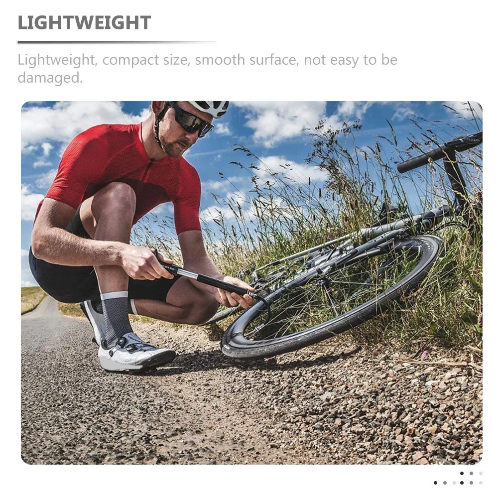 

1 set High Pressure Bicycle Air Pump Portable Hand Pump For Bike Tire Inflation No Leak Design Compatible With Mountain Bikes