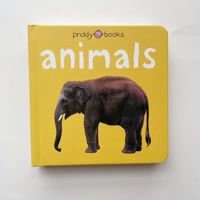 

English children's cardboard books, early education and enlightenment of English words for infants and toddlers, books