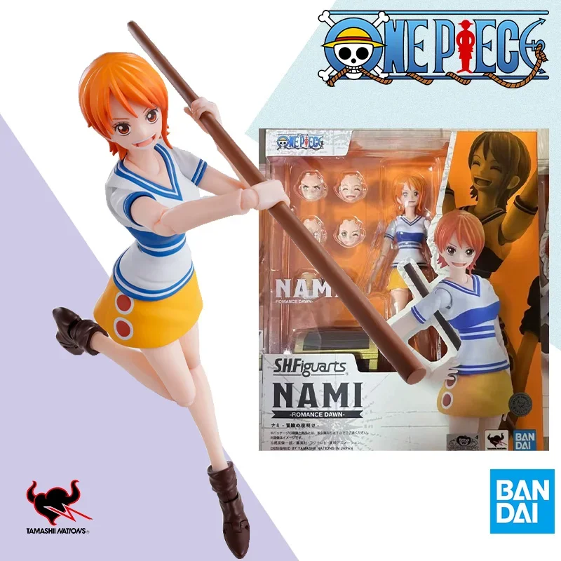 Bandai SHF S.H.Figuarts ONE PIECE NAMI Romance Dawn action Figure Finished Model Anime Action Toy Gifts for kids