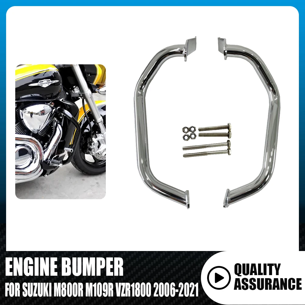 Motorcycle Engine Bumper Safety Guard Crash Bar Frame Protector For SUZUKI BOULEVARD LNTRUDER M800R M109R VZR1800 2006-2021