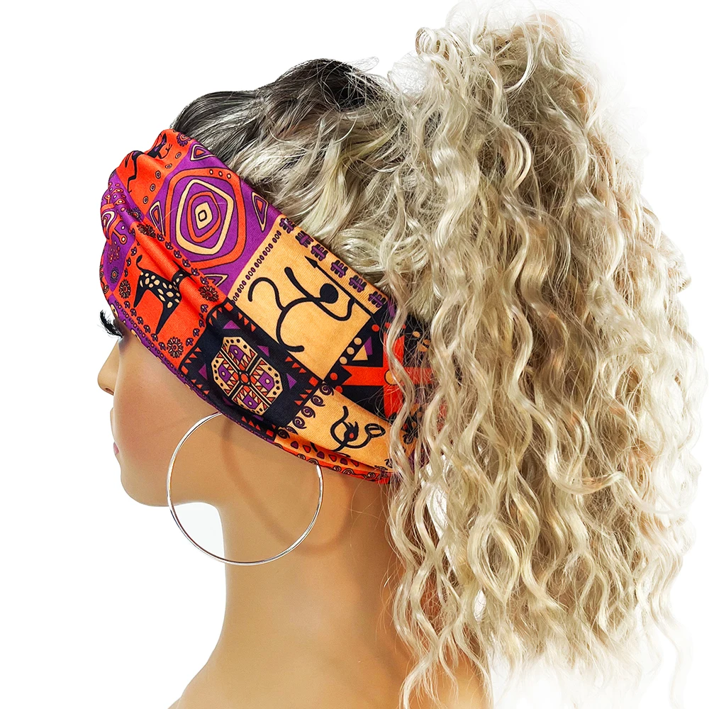 Fashion Knot Head Bands Sports Headband Large Hair Band