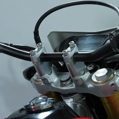 Para Honda Grom MSX125 ST1100 XL250R/350R CTX700 Dax125 CT125 XR150L 22mm 7/8 "elevadores de manillar elevador de montaje de barra de mango de motocicleta