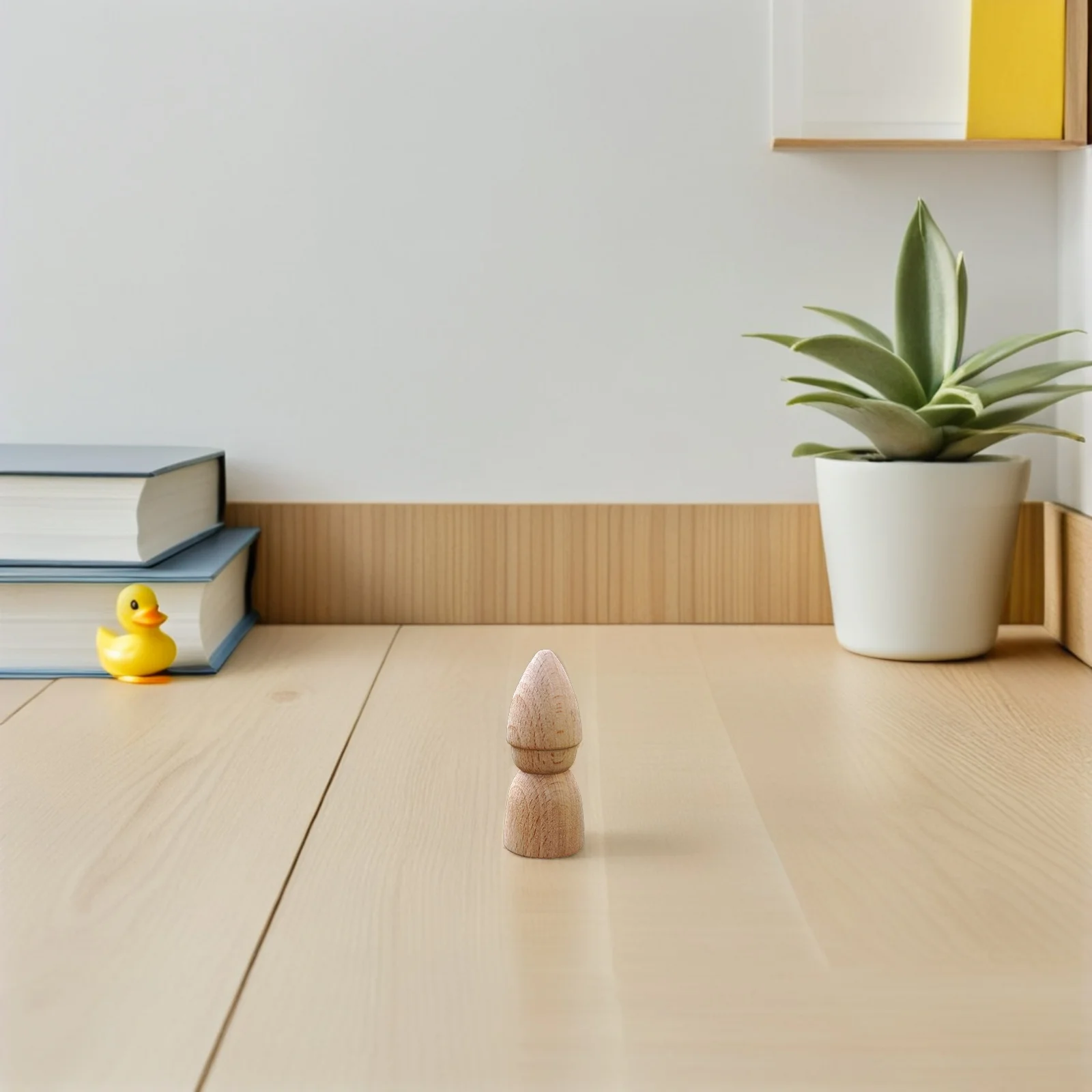 

6pcs Diy Wooden Puppet Unfinished Wood Figures For Hand-Painted Crafts Art Projects Painting Decor