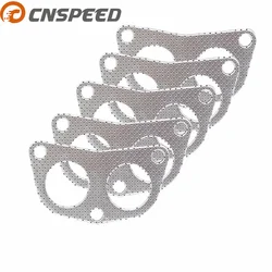 CNSPEED 5pcs/lot Racing Car Downpipe Flange Exhaust Gasket Exhaust Pipe Gasket For Honda D15-B18 Car