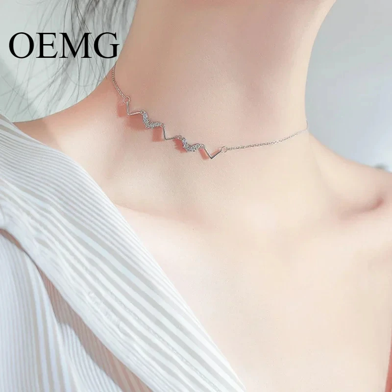 

S925 Silver Brand OEMG Exquisite Necklace