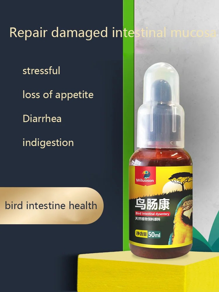 

Pigeon parrot diarrhea green stool enteritis bird standing nutritional supplement 50ml to increase appetite